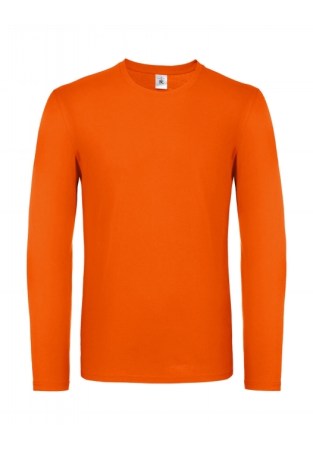 Μακρυμάνικο μπλουζάκι ανδρικό (B&C Ε150 LSL) πορτοκαλί